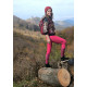 Už tam budeme? (Are we there yet?) fuchsia leggings